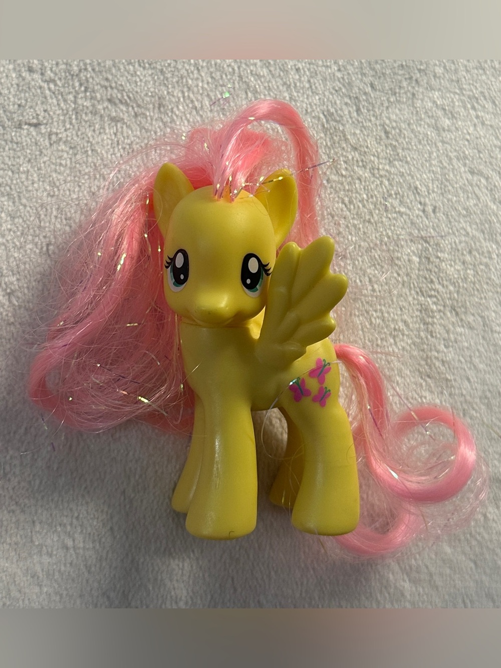 MY LITTLE PONY G4 brushable fluttershy droopy eye "friendship is magic" figure